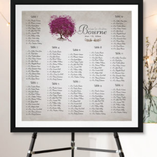 Sangria Heart Leaf Tree Seating Chart
