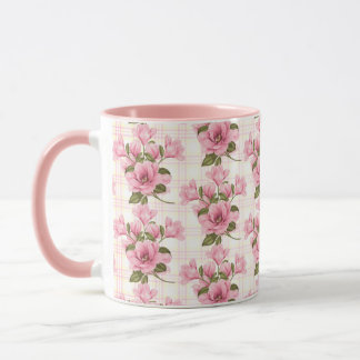 Sangria Lemonaide Punch Plaid Mug