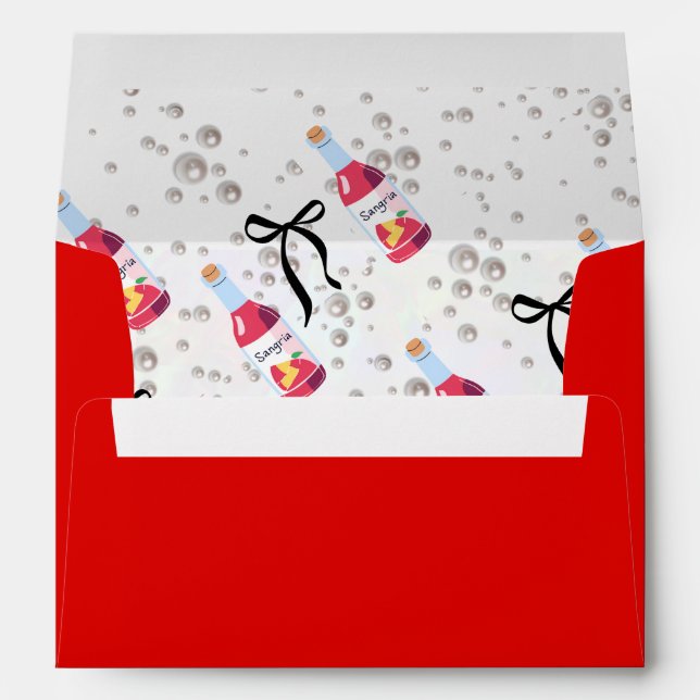 Sangria & Sass Red  Envelope (Back (Bottom))