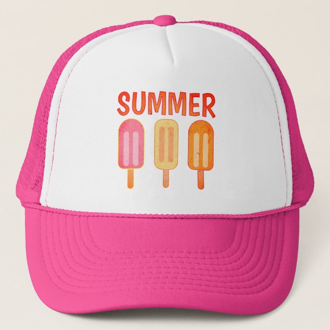 Sangria Summer Popsicles  Trucker Hat (Front)