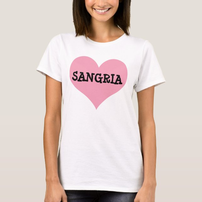 SANGRIA WINE WOMENS T-SHIRTS (Front)