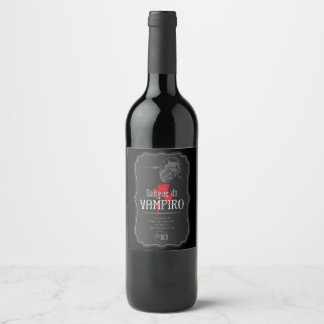 Sangue di Vampiro Food and Beverage Label Set