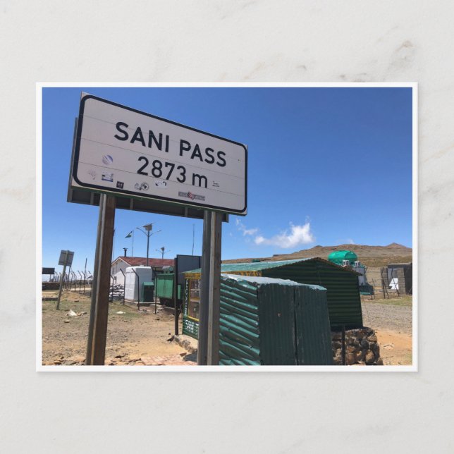 sani pass 2873 postcard (Front)