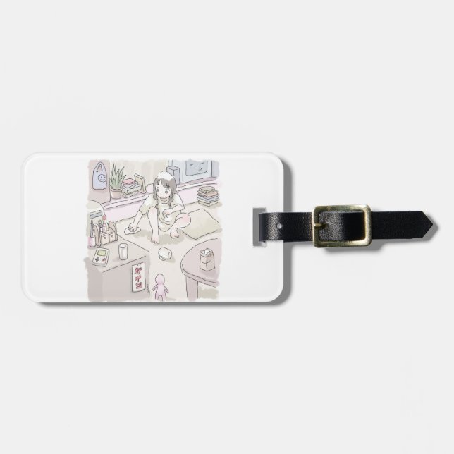 Sani Saji Fuki Fuki Luggage Tag (Front Horizontal)