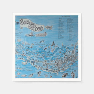 SANIBEL CAPTIVA ISLAND FLORIDA NAPKIN