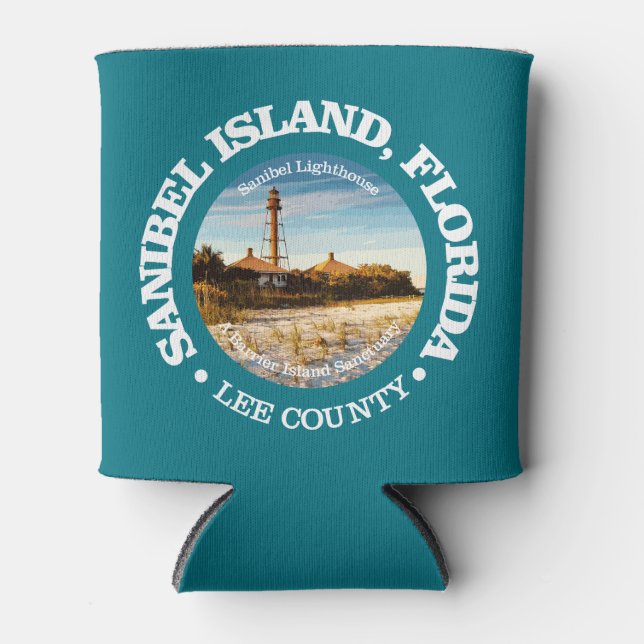 Sanibel Island (C) Can Cooler (Front)
