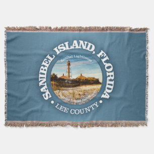 Sanibel Island (C) Throw Blanket