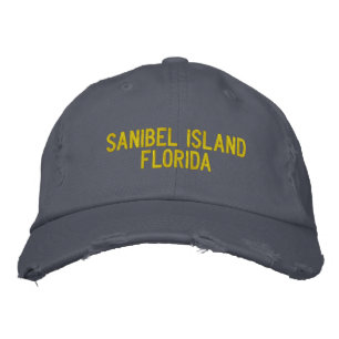 Sanibel Island, Florida Embroidered Cap