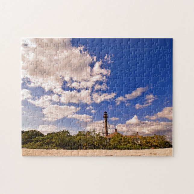 Sanibel Island, Florida - Lighthouse Puzzle (Horizontal)