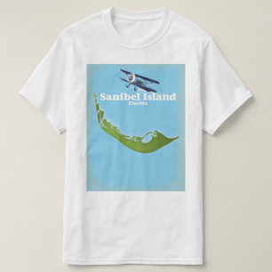 Sanibel Island Florida map T-Shirt