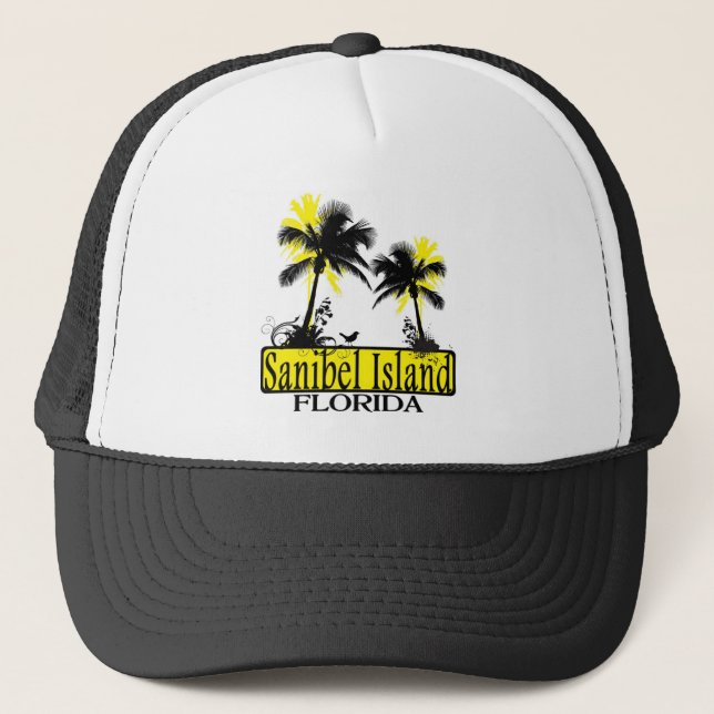 Sanibel Island Florida palm tree hat (Front)
