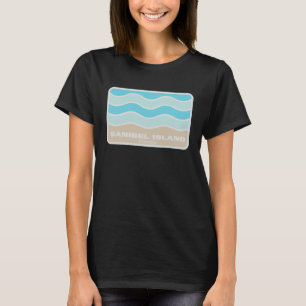 Sanibel Island Florida Retro FL Waves Beach Souven T-Shirt