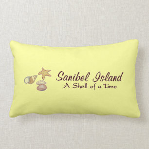 Sanibel Island, Florida Shells Lumbar Cushion