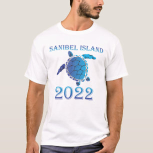 Sanibel Island Florida Spring Break 2022 Sea Turtl T-Shirt