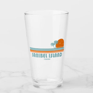 Sanibel Island Florida Sun Palm Trees Glass
