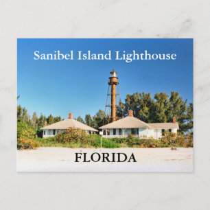 Sanibel Island Lighthouse, Florida Postcard