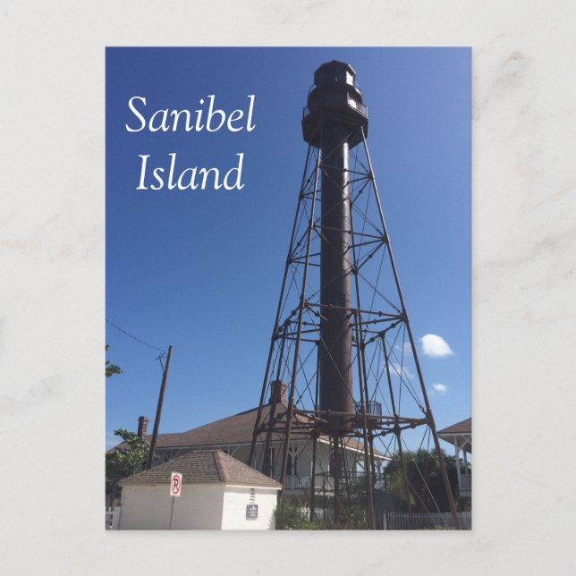 Sanibel Island Lighthouse postcard (Front)