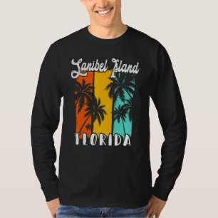 Sanibel Island Palm Trees Beach Florida Vacation F T-Shirt
