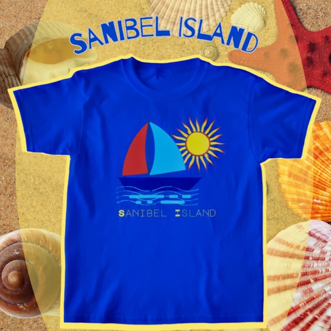 Sanibel Island Sailboat and Sunshine Vacation T-Shirt (Creator Uploaded)