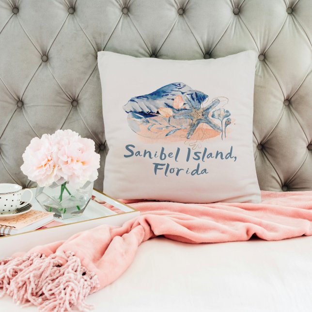 Sanibel Island Seashells  Cushion (Creator Uploaded)