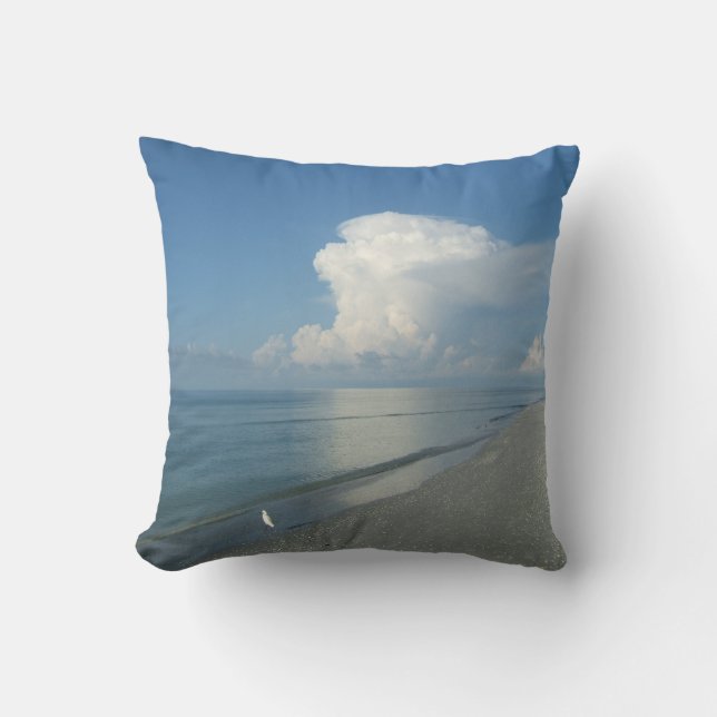 Sanibel Island Seashore Pillow (Front)