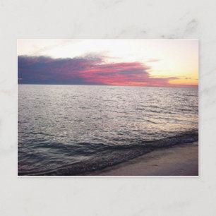 Sanibel Island Sunset Florida Beach Postcard