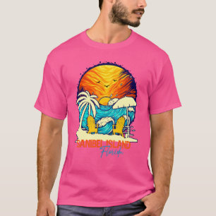 Sanibel Island Sunset Florida Vacation Couples Fam T-Shirt