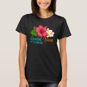 Sanibel Island Vacation Florida Tropical Hibiscus  T-Shirt