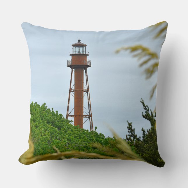 Sanibel Lighthouse Cushion (Front)