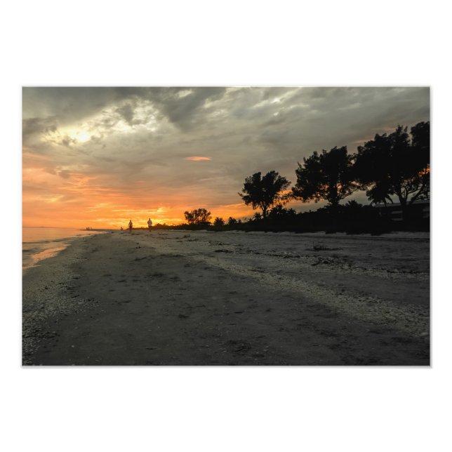 Sanibel Sunset Photo Print (Front)