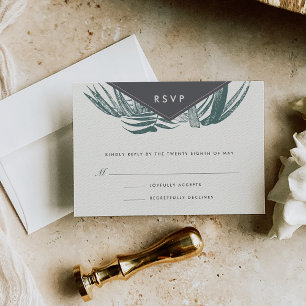 Sanibel   Vintage Tropical RSVP Card