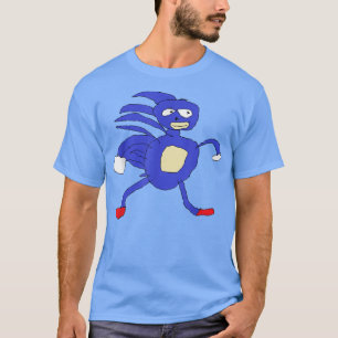 Sanic Hegehog Gotta Go Fast Sanik Paint Meme T-Shirt