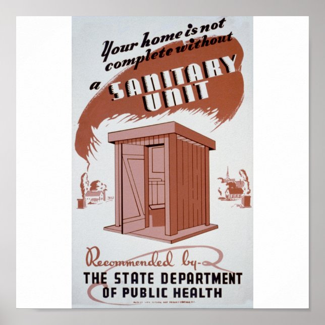 sanitary unit poster (Front)