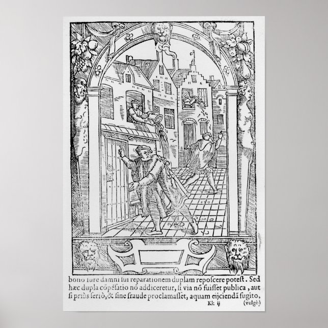 Sanitation in the Middle Ages Poster (Front)