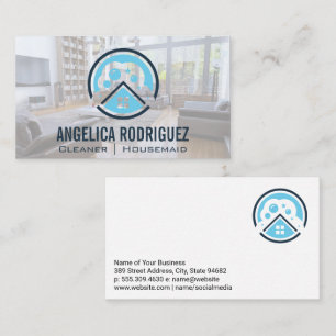 Sanitising Cleaning Tools Business Card