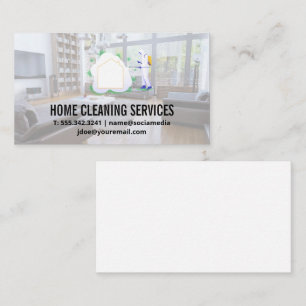 Sanitising Spray Home Logo House Interior Business Card