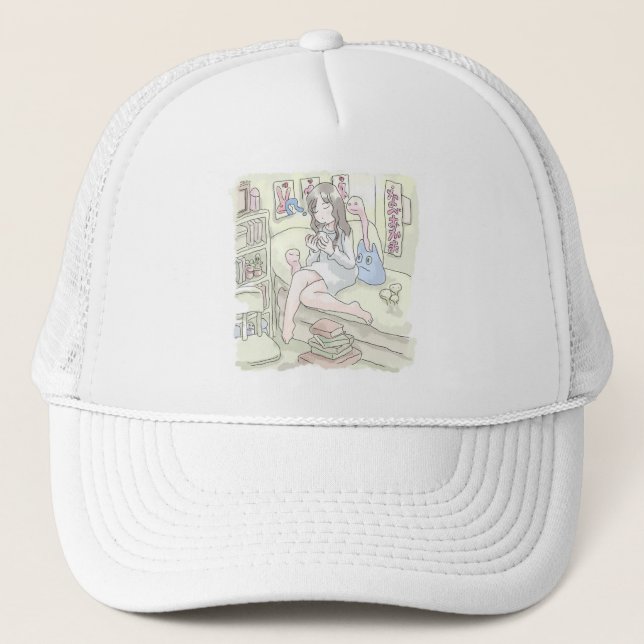 sanity trucker hat (Front)