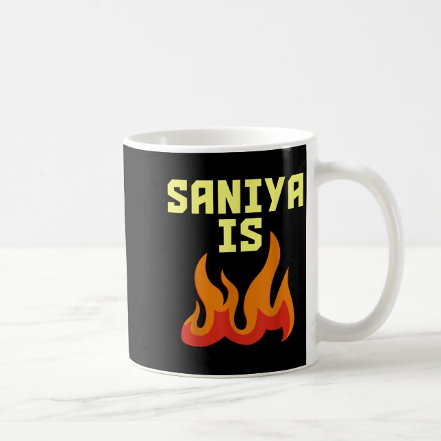 Saniya Is Fire  Coffee Mug (Right)