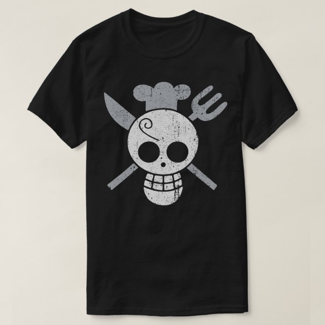 Sanji Jolly Roger T-Shirt (Design Front)
