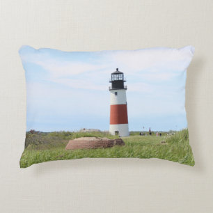 Sankaty Head Lighthouse MA Accent Pillow