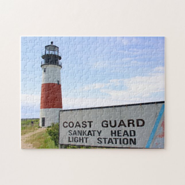 Sankaty Head Lighthouse Nantucket MA Jigsaw Puzzle (Horizontal)