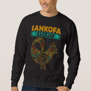 Sankofa Black History Afro African Pride Men Women Sweatshirt