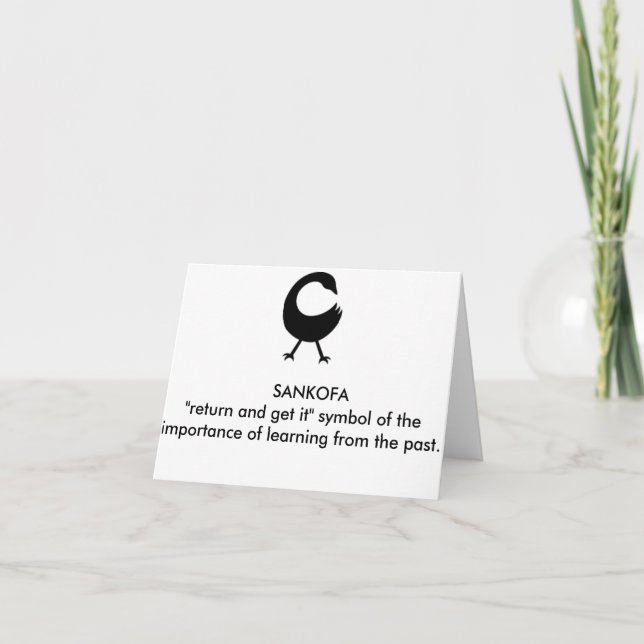 SANKOFA CARD (Front)