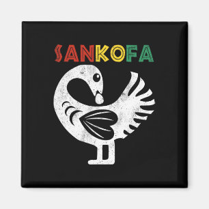 Sankofa Juneteenth Ghana Adinkra Symbol Sankofa  Magnet