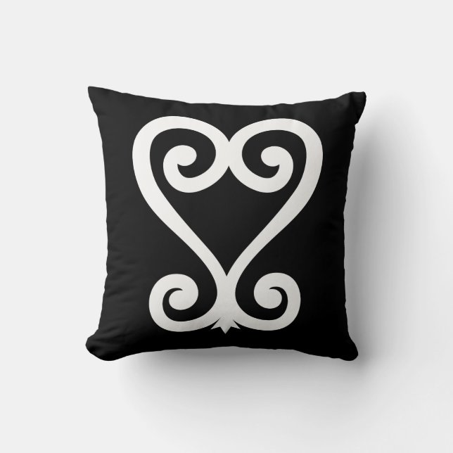 Sankofa | Return and get it - Adinkra Symbol Cushion (Front)