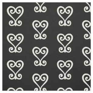 Sankofa   Return and get it - Adinkra Symbol Fabric