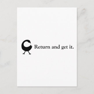 Sankofa "Return and get it." Postcard