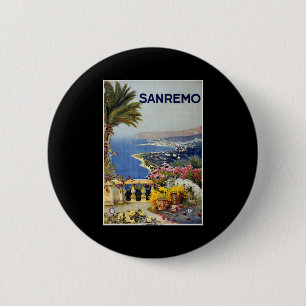 Sanremo 6 Cm Round Badge