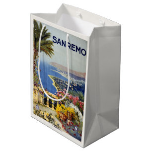 Sanremo Italy Vintage Travel gift bags