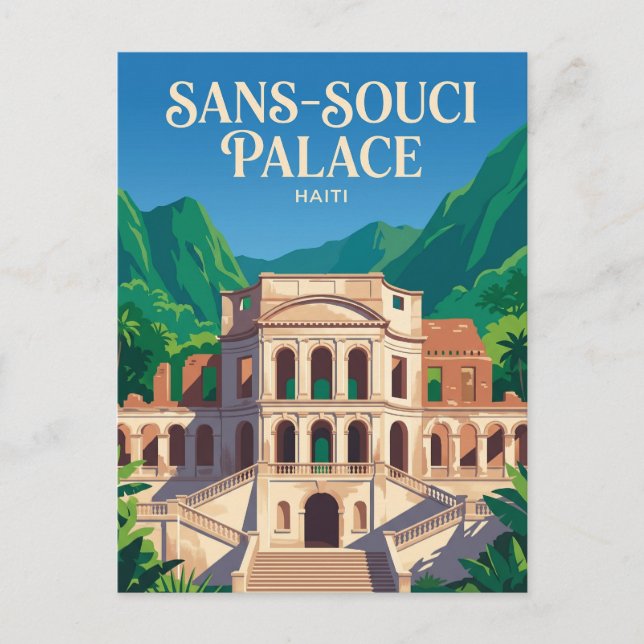 Sans-Souci Palace Haiti Postcard (Front)